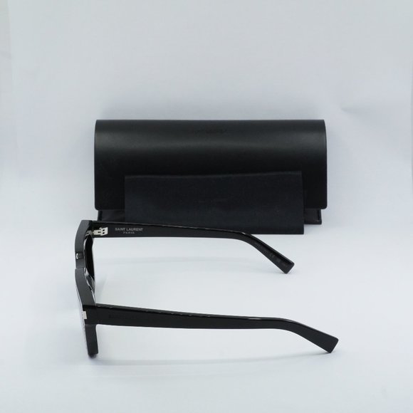 FINAL PRICE NEW SAINT LAURENT SL633 CALISTA 001 BLACK CAT EYE SUNGLASSES - Picture 10 of 15